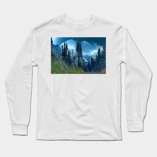 Enchanted Mount Rainier Evening Long Sleeve T-Shirt